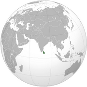 Democratic Socialist Republic of Sri Lanka - Location
